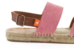 Abarca Shoes Sandalias Yute^Pascale Domine Rojo Sandalias De Yute