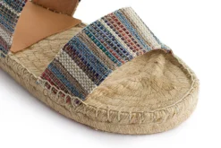 Abarca Shoes Alpargatas De Verano^Pascale Mayoral Azul Sandalias De Yute