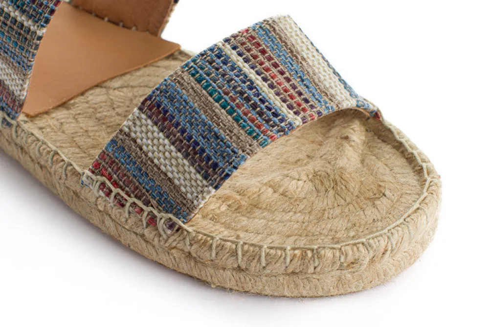 Abarca Shoes Sandalias Yute^Pascale Mayoral Azul Sandalias De Yute