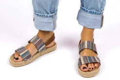 Abarca Shoes Sandalias Yute^Pascale Mayoral Azul Sandalias De Yute