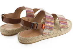 Abarca Shoes Sandalias Yute^Pascale Mayoral Naranja Sandalias De Yute