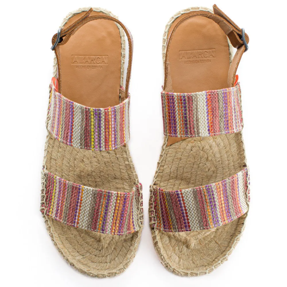 Abarca Shoes Sandalias Yute^Pascale Mayoral Naranja Sandalias De Yute