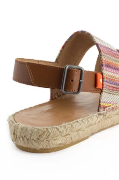 Abarca Shoes Sandalias Yute^Pascale Mayoral Naranja Sandalias De Yute