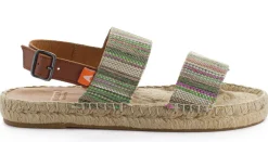Abarca Shoes Sandalias Yute^Pascale Mayoral Verde Sandalias De Yute