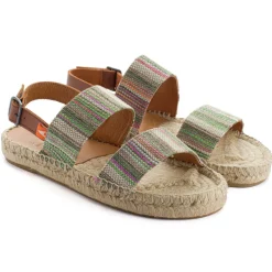 Abarca Shoes Sandalias Yute^Pascale Mayoral Verde Sandalias De Yute