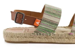 Abarca Shoes Sandalias Yute^Pascale Mayoral Verde Sandalias De Yute