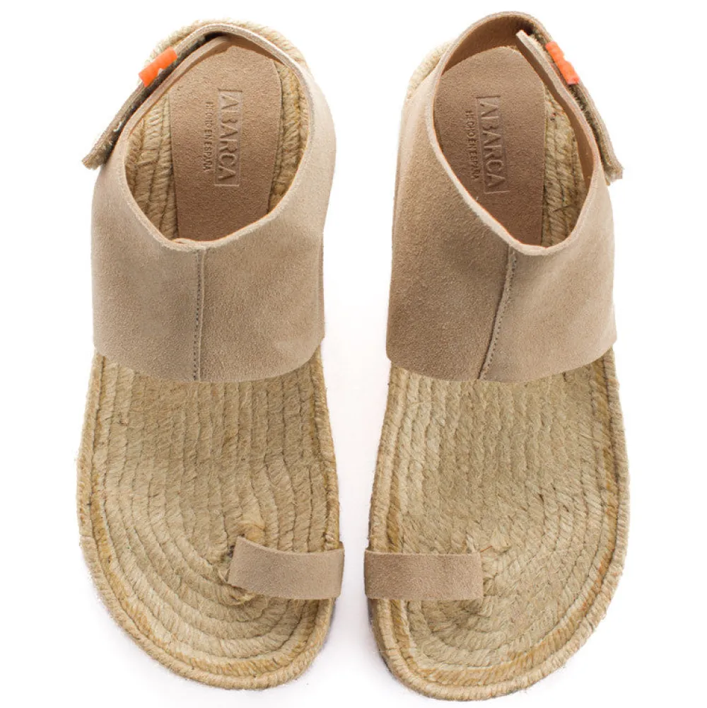 Abarca Shoes Sandalias Yute^Sandalia Piel Ibiza Piedra