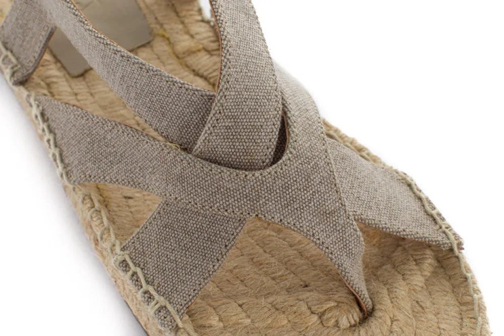 Abarca Shoes Sandalias Yute^Sandalia Terra Formentera Panna