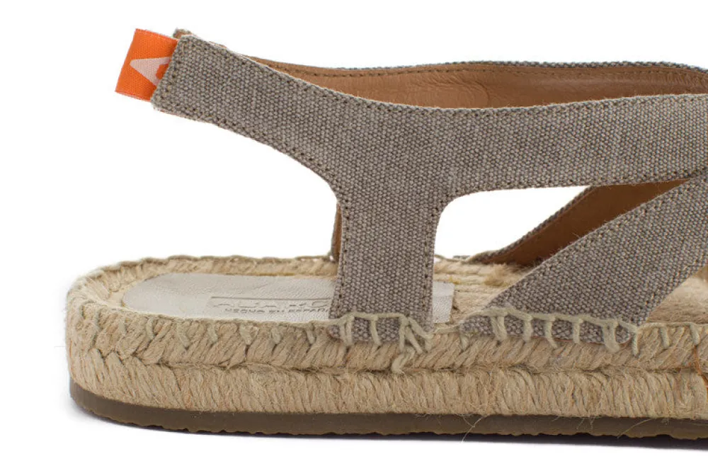 Abarca Shoes Sandalias Yute^Sandalia Terra Formentera Panna