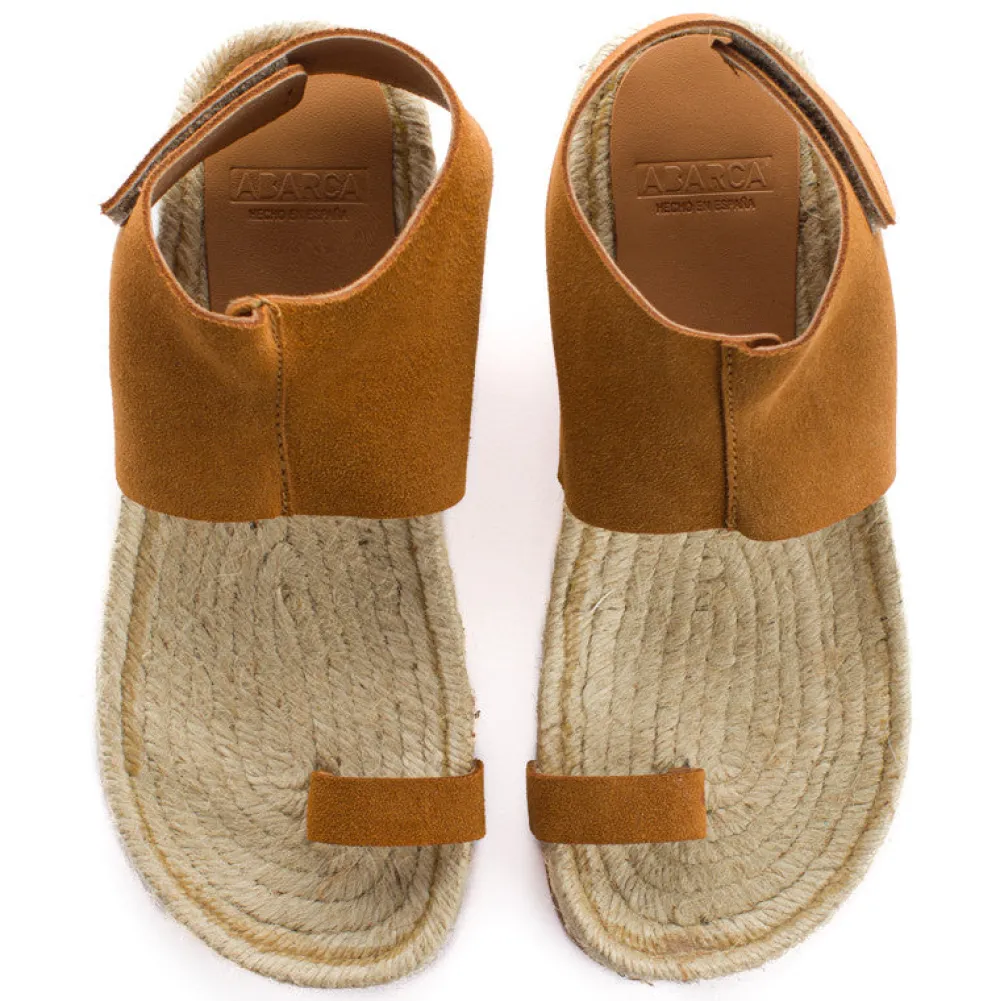 Abarca Shoes Sandalias Yute^Sandalias Piel Ibiza Camel