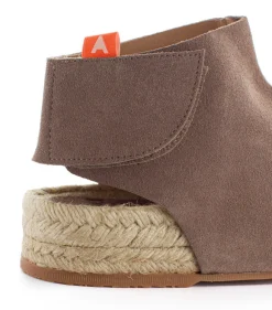 Abarca Shoes Sandalias Yute^Sandalias Piel Ibiza Topo