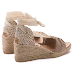 Abarca Shoes Alpargatas De Verano^Sicilia Cuna Cinta Piel Piedra